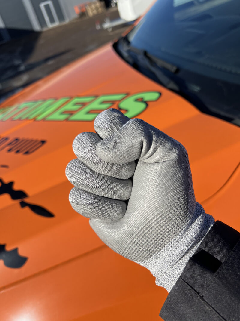 Arboristi töödeks parimad kindad, WorkSafe Cut 107 Kl. B lõikekindad Mugavad lõikekindlad kindad kaitsetasemega 5. WorkSafe Cut 107 Kl. B lõikekindad Vikatimees OÜ