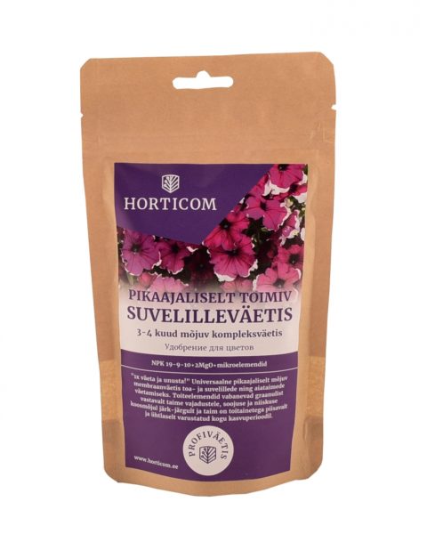 pikaajaline suvelilleväetis horticom vikatimees arborist puude hooldus